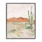 Stupell Industries Cactus Plants Dry Desert Scene Distant Cliffs Framed Giclee Design By Lanie Loreth